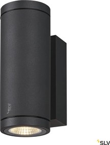 SLV 1003424 ENOLA ROUND Modern Kültéri Fali Lámpa Antracit, Átlátszó LED IP65