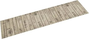 vidaXL mosható kerítésmintás bársony konyhaszőnyeg 60 x 300 cm