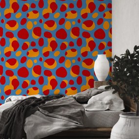 Fotótapéta - Retro színes foltok (147x102 cm)