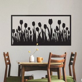 DUBLEZ | Fából kivágott kép - Tulipánok