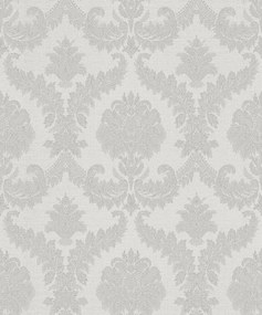 Parato Cristiana Masi The Best Classic & Elegant Imperiale ezüst-szürke neobarokk vlies tapéta – 23601