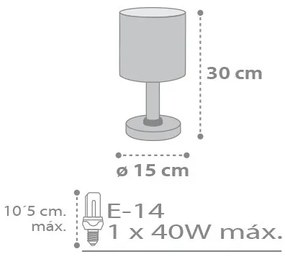 Dalber D-62011E - Gyerek lámpa SWEET DREAMS 1xE14/40W/230V