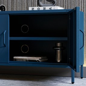 TV-szekrény lábakon ROSA, 1150 x 595 x 400 mm, Modern: sötétkék