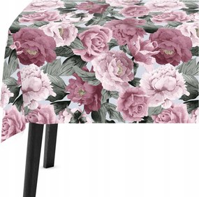 Abrosz Dekoratív Asztal 140x260 Rózsa Virágok 8272