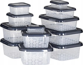 Ételtároló Doboz Készlet 12db-os Fedél Ételtároló Dobozok