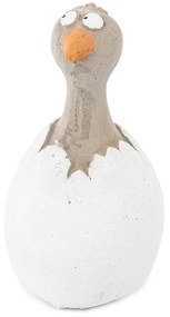 Tojás madárral húsvéti dekoráció, 16,5 cm