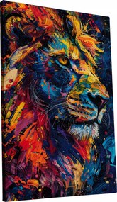 Vászonkép Színes Oroszlán modern stílusú otthon nappali szoba 70x100