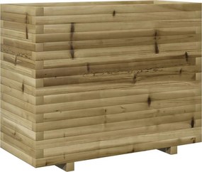 vidaXL impregnált fenyőfa kerti virágláda 90x40x72,5 cm