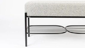 Milou világosszürke pad - White Label