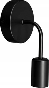 Loft fali lámpa, fekete, E27