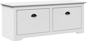 vidaXL előszobai pad "BODO" Fehér 114x40x45 cm