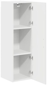 Fali konyhaszekrény polcokkal Fehér 30 x 31 x 100 cm Faanyag