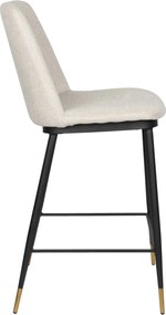 Lionel counter bárszék, bézs, fekete fém láb