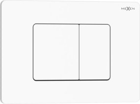 Mexen Tex 05 öblítőgomb rozsdamentes acél, fényes fehér - 6105-01