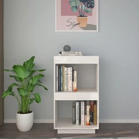 fehér tömör fenyőfa könyvszekrény 40 x 35 x 71 cm