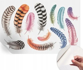 Öntapadós fotótapéta Nappaliba és Hálószobába Pasztell tollak 104x70