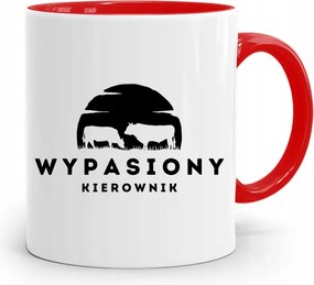 Piros Bögre Ajándék A Menő Vezetőnek fényképes nyomattal