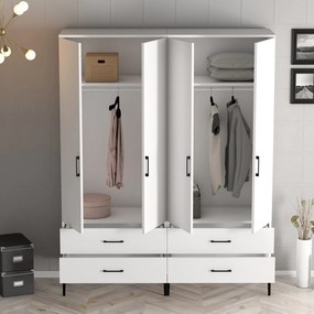 Ruhásszekrény Kiara TT (fehér). 1088315