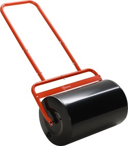 Outsunny Acél Kertészeti Gyeproller Fogantyúval, méret: 59L x 32W x 113H cm, Max Kapacitás: 38 L, Piros Fekete | Aosom