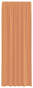 2 db terrakotta fátyolfüggönyök hurokkal 140x260 cm