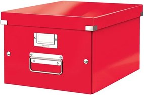 Doboz, A4 méret, LEITZ Click&Store, piros (E60440026)