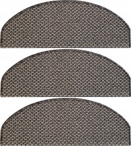 Modern Lépcsőszőnyegek Fa Lépcsőkre, Hurkolt Szőnyegből, Nemez Alátéttel