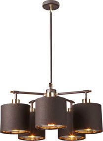 Elstead Lighting BALANCE BALANCE5-BRPB Csillár 5x60W/E27