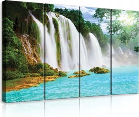 Vászonkép 120x80 Vízesés természet táj frissesség nyugalom harmónia víz