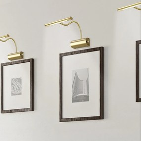 Sárgaréz színű LED dimmelhető fali lámpa hajlítható szerkezettel Curtis – Trio