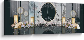 Kép - Kollázs (órával) (90x30 cm)