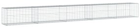 horganyzott vas gabion kosár fedéllel 500 x 50 x 50 cm