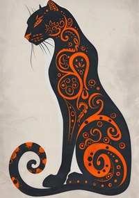 Poszter 70x100cm Művészet és dísz