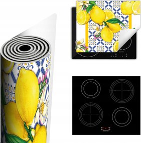 Tűzhelyvédő Szőnyeg Több Hely 60x52 mozaik citrom