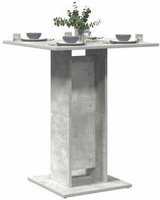 Betonszürke szerelt fa bisztróasztal 60 x 60 x 75 cm