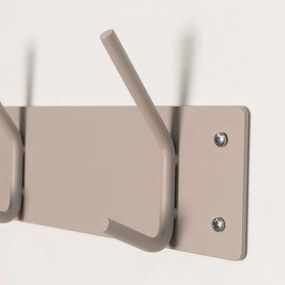 Szürke-bézs fém fali fogas Fusion – Spinder Design