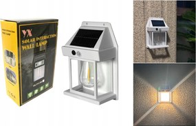 Napelemes Lámpa Fali Lámpa Led Homlokzati Kerti Kültéri Erős