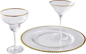 GOLDEN TWENTIES Cosmopolitan pohár arany szegéllyel 350ml