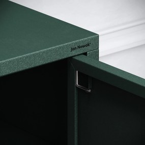 TV-szekrény lábakon ROSA, 1150 x 595 x 400 mm, Modern: palack zöld szín