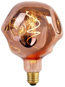 E27 szabályozható LED izzó G125 rózsaszín 4W 70lm 1800K