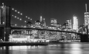 Flizelin tapéta Divatos 3D fali ragasztóval Éjszakai panoráma 416x254 Ragasztó