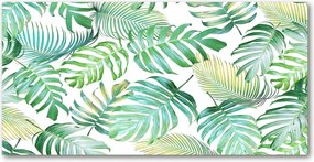 Fotó üvegkép Trópusi levelek 140x70