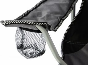 DIVERO® Kempingszék összecsukható 2 db szürke