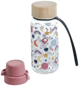 Tritán gyerek ivópalack 400 ml Space – Kindsgut