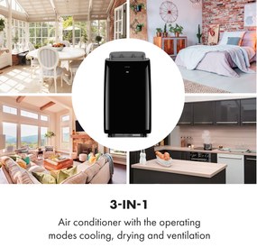Grandbreeze Eco 12K, 3 az 1-ben klíma, 460 m³/ó, 12.000 BTU/1,35 kW