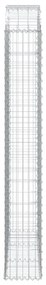 íves horganyzott vas gabion kosár 150x30x200/220 cm