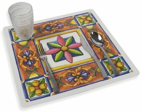 Műanyag tányéralátét szett 6 db-os 37x37 cm Costiera – Villa d'Este