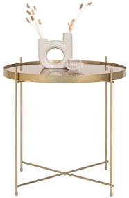 Venezia dohányzóasztal rézszínű, Ø48xh48cm