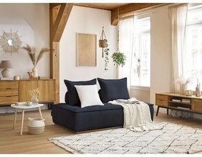 Sötétkék zsenília kanapé 175 cm Elisa – Bobochic Paris