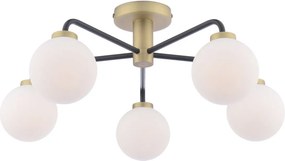 Dar Lighting modern mennyezeti lámpa lainey fehér matt fekete darlai5454-02