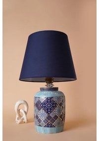 Asztali lámpa RAMZES 1xE27/40W/230V kék